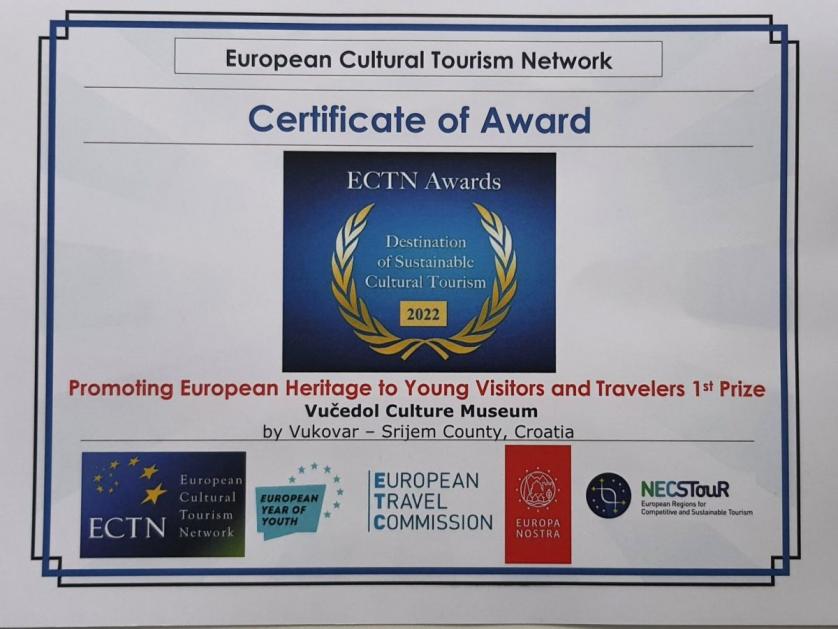 Muzej vučedolske kulture Destination of Sustainable Cultural Tourism 2022