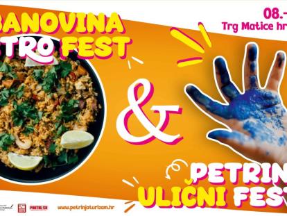Petrinja će 8. i 9. lipnja ugostiti Petrinjski ulični festival i 3. Banovina gastro festival, događaje posvećene zabavi i gastronomiji, s početkom u 11 sati na Trgu Matice hrvatske.